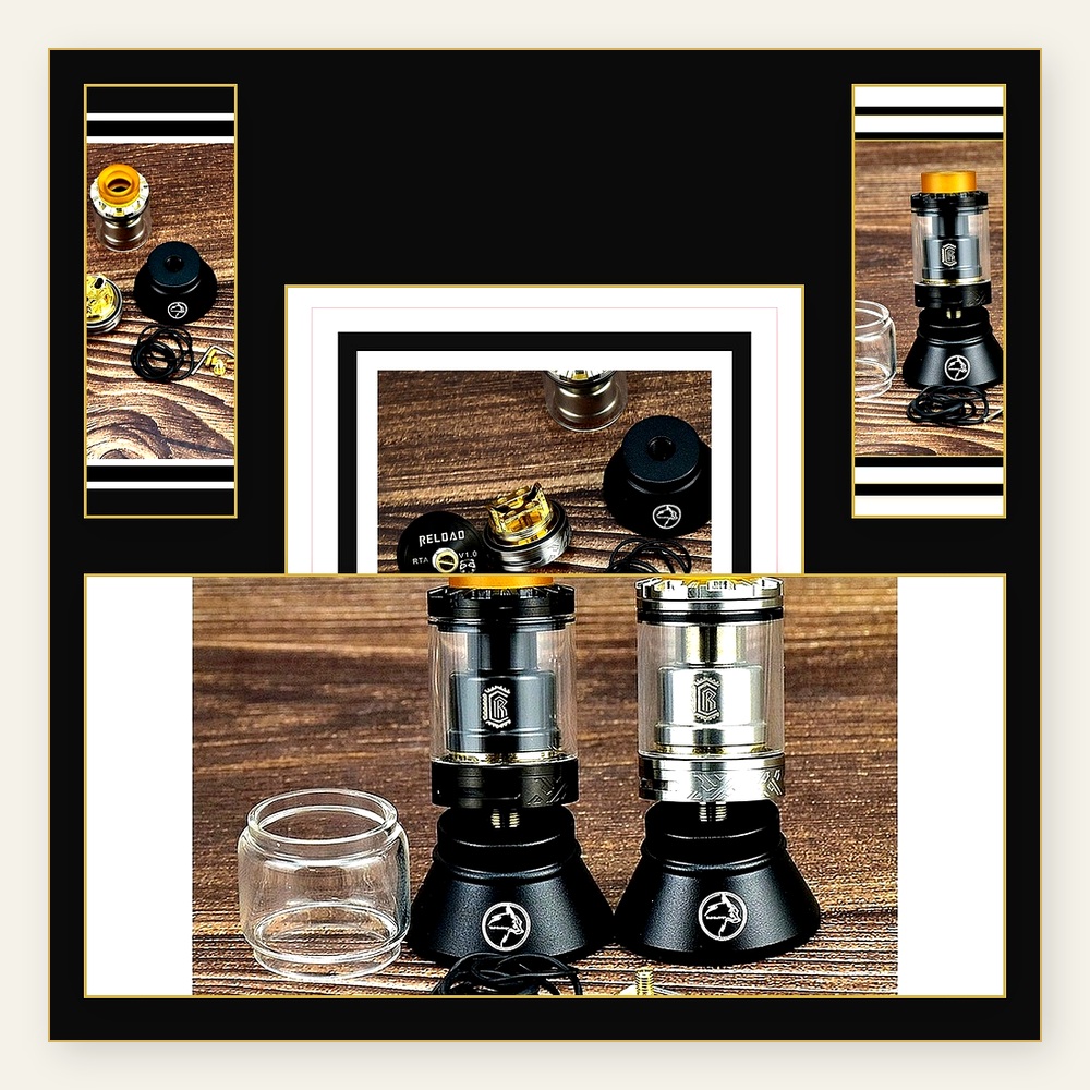 Accessories For Vaping - ReLoad RTA 24mm 3.5ml Atomizzatore Ricaricabile