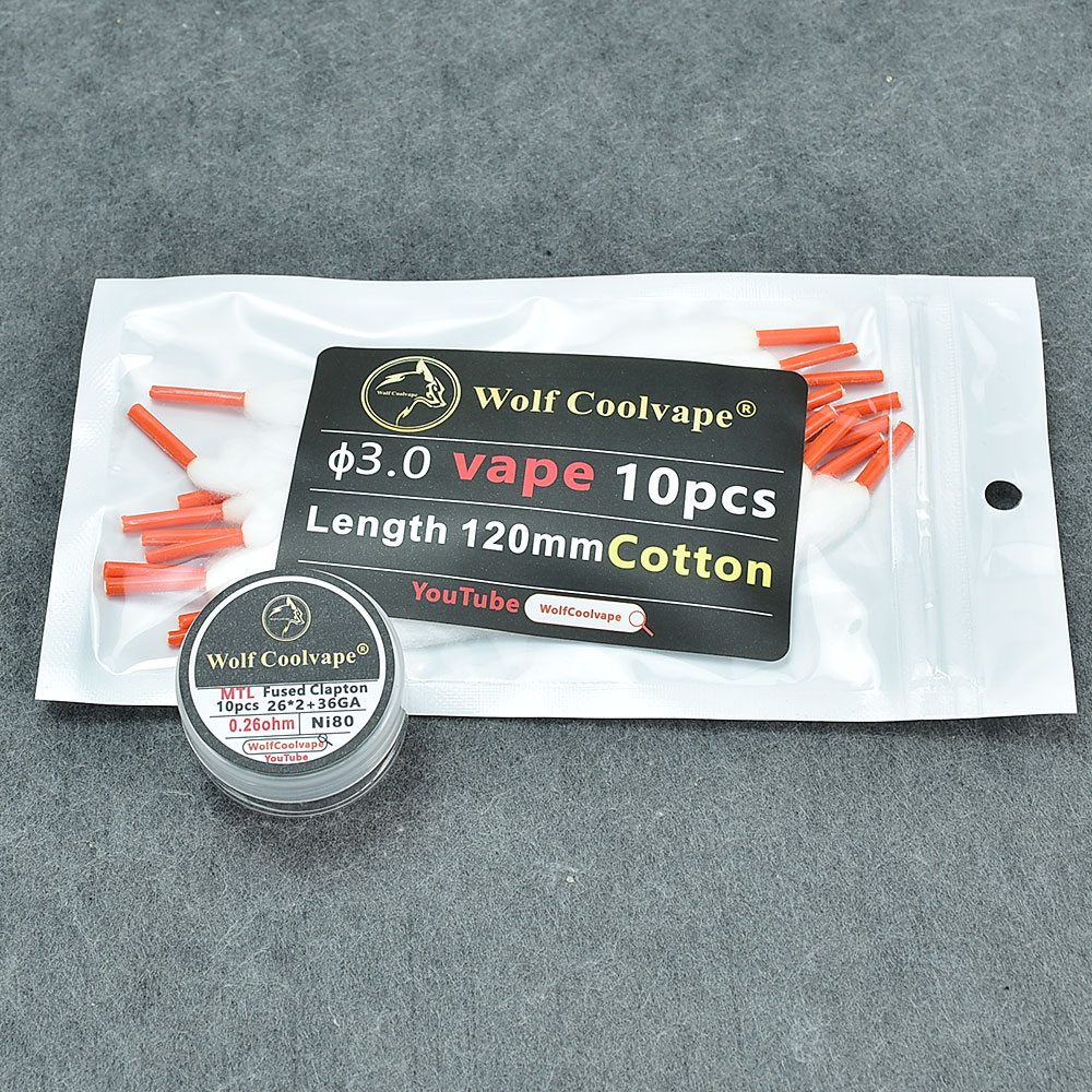 Wolfcoolvape filo di riscaldam - Clapton Wire Pre Built recensione e prezzo