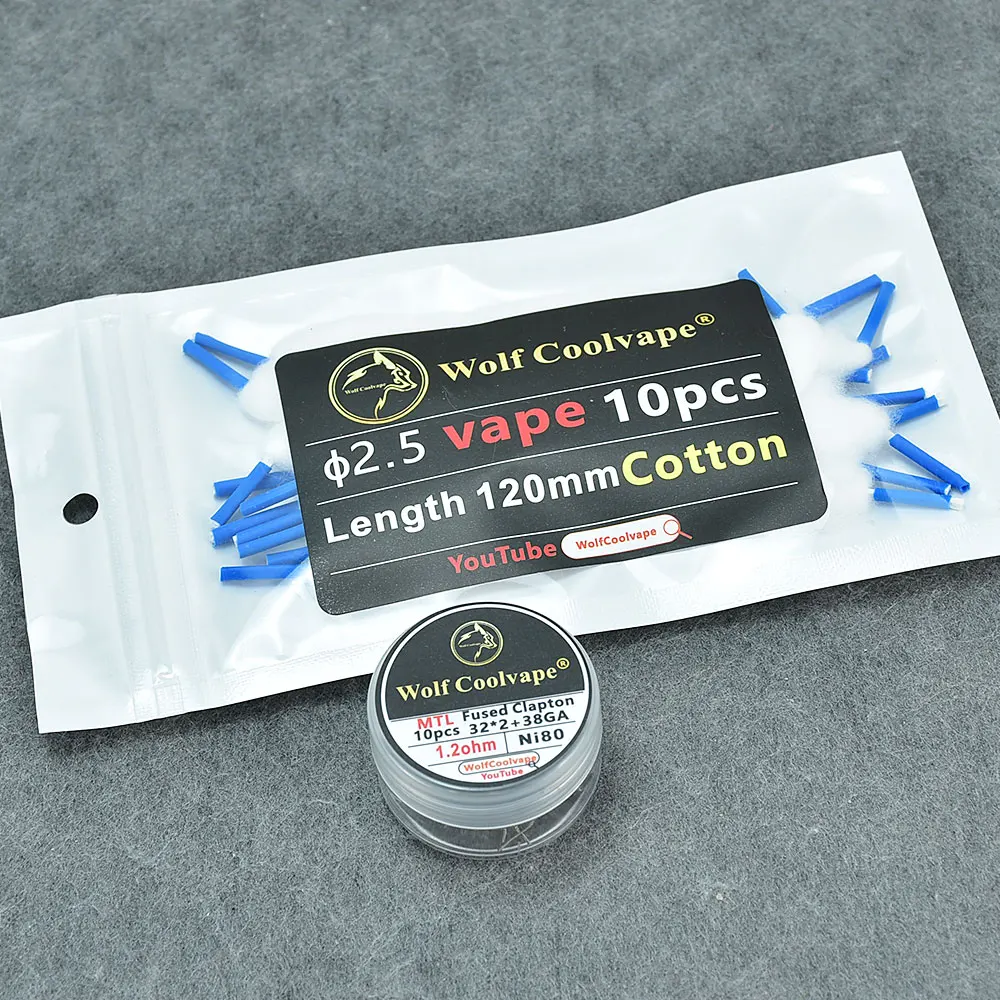Wolfcoolvape NI80 Filo di risc - Clapton Wire Pre Built recensione e prezzo